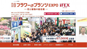 IFEX(アイフェックス)胡蝶蘭情報！第15回国際フラワー＆プランツEXPO